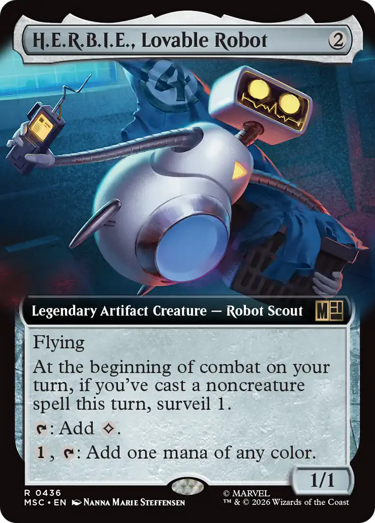 H.E.R.B.I.E., Lovable Robot - Extended Art [MSC-436]