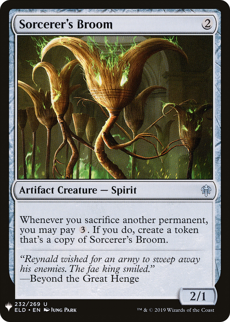 Sorcerer's Broom [PLST-ELD-232]