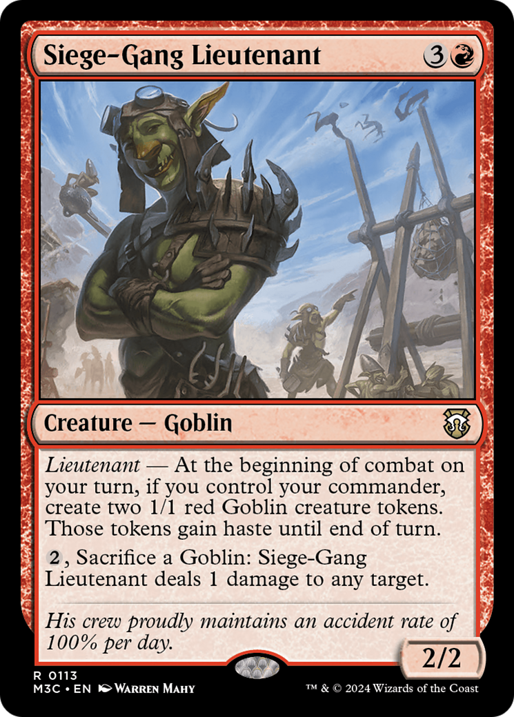 Siege-Gang Lieutenant [M3C-113]