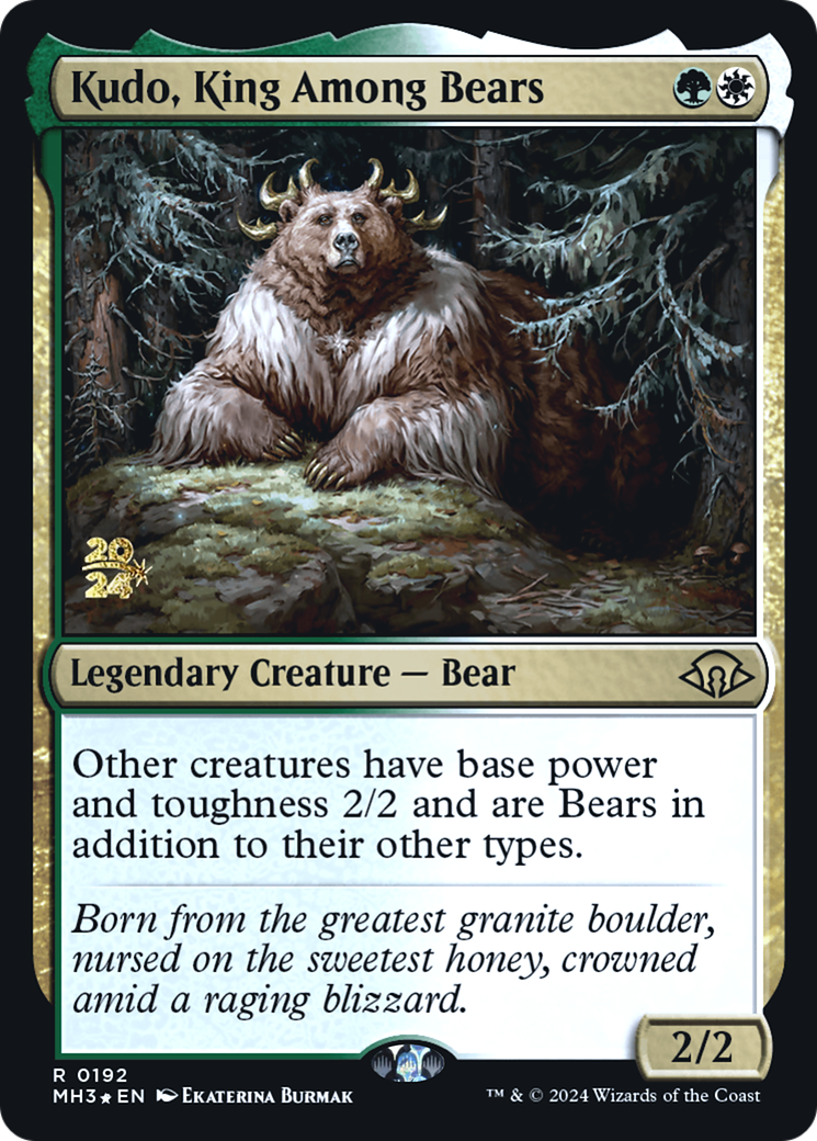 Kudo, King Among Bears - Prerelease Promo [PMH3-192s]