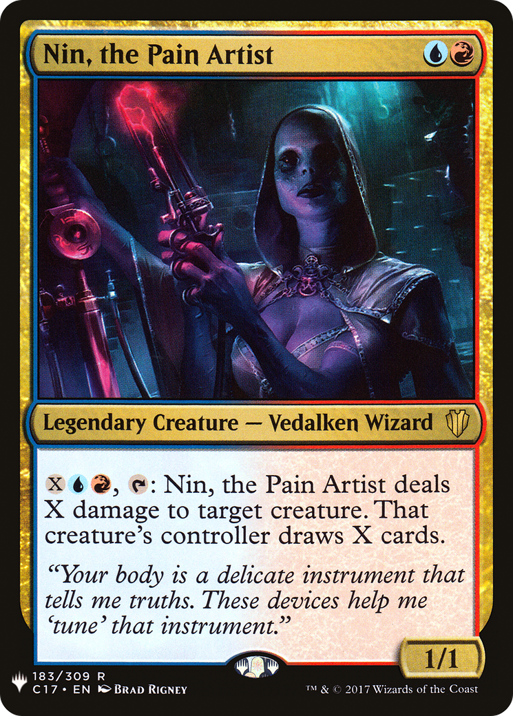 Nin, the Pain Artist [PLST-C17-183]