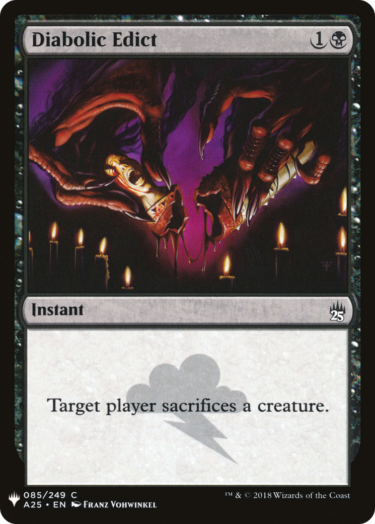 Diabolic Edict [PLST-A25-85]