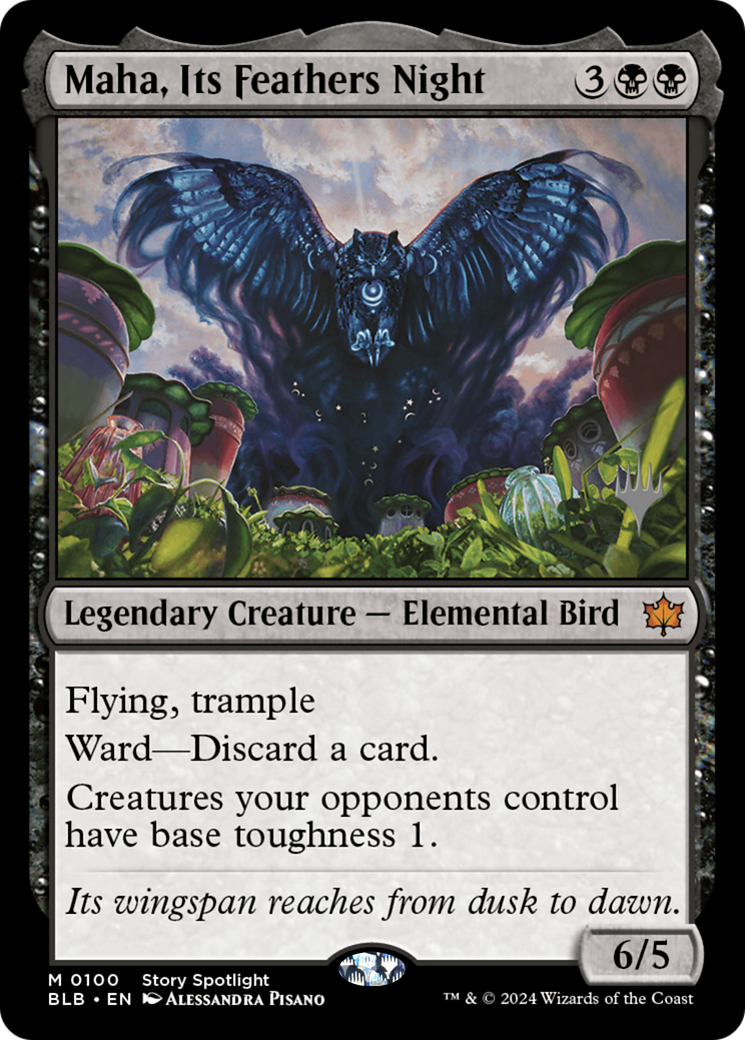 Maha, Its Feathers Night - Promo Pack [PBLB-100p]
