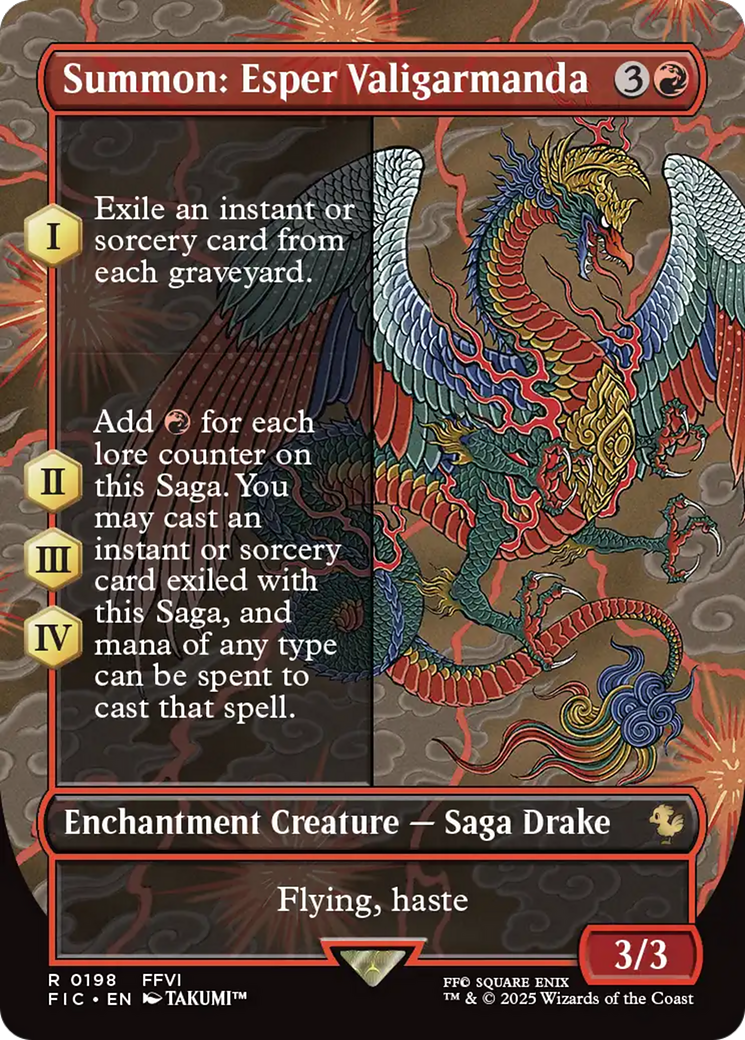 Summon: Esper Valigarmanda - Borderless - Full Art [FIC-198]