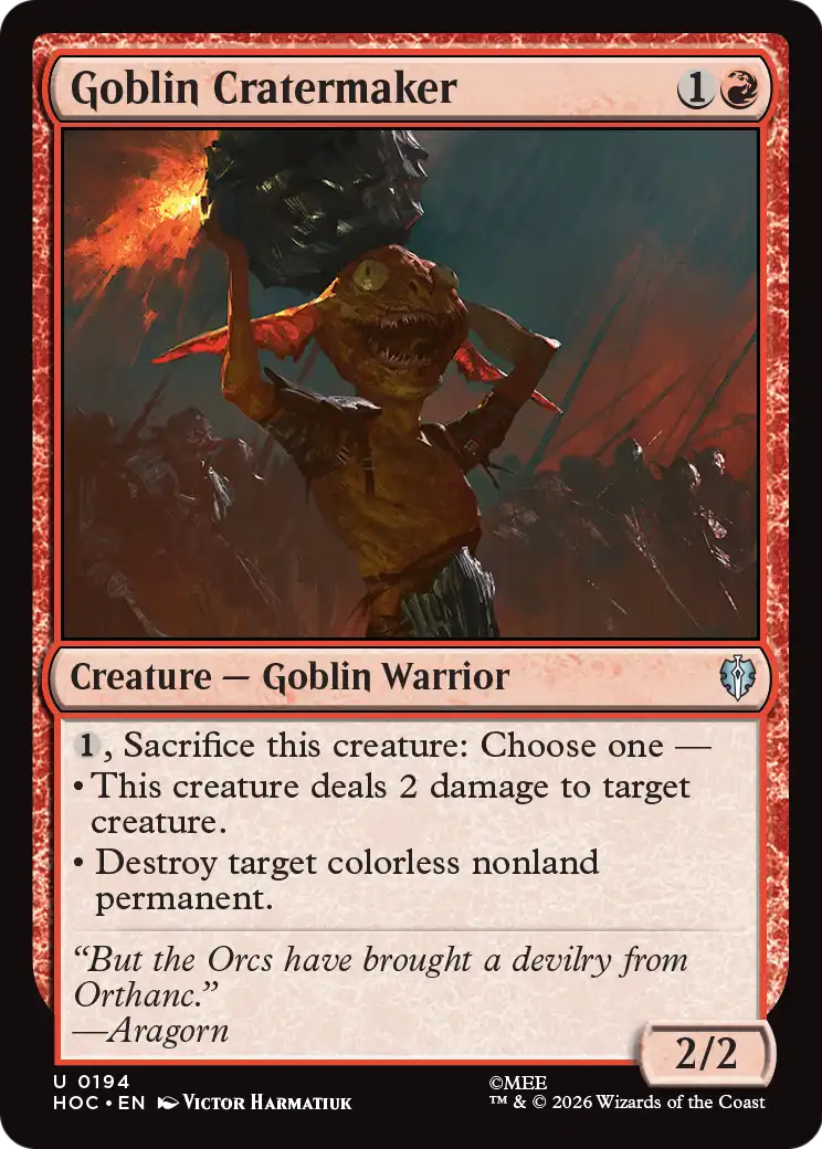 Goblin Cratermaker [HOC-194]