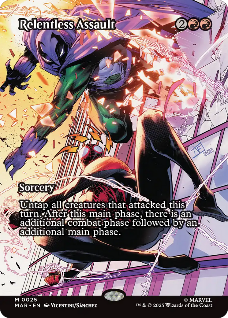 Relentless Assault - Borderless - Full Art [MAR-25]