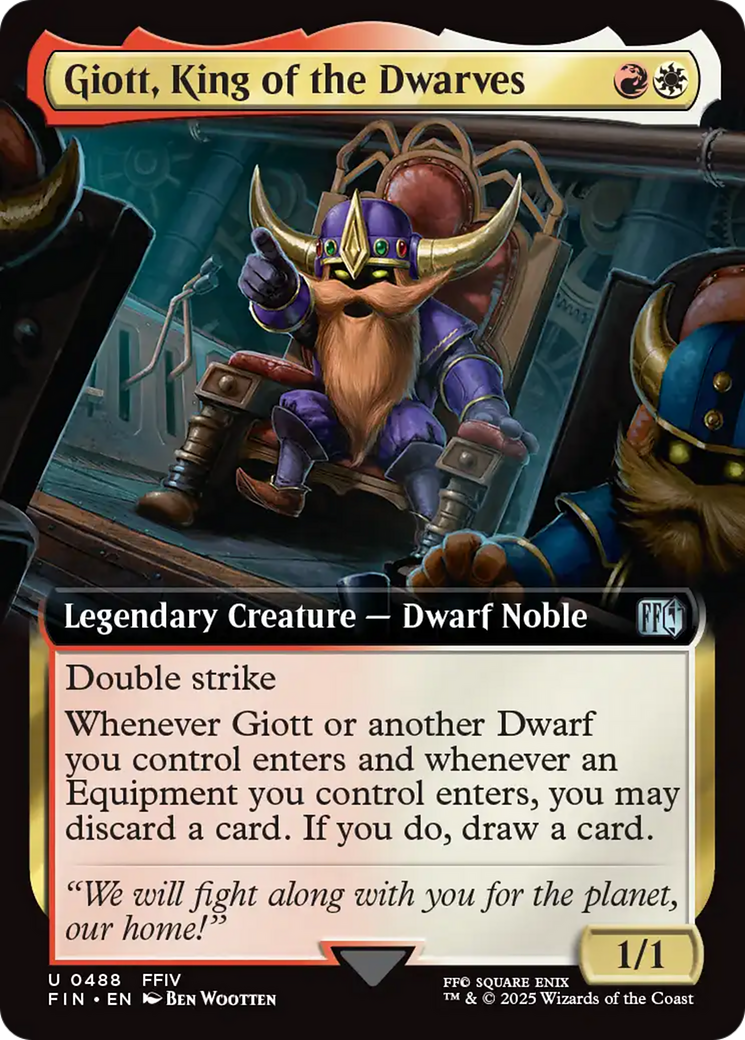 Giott, King of the Dwarves - Extended Art [FIN-488]