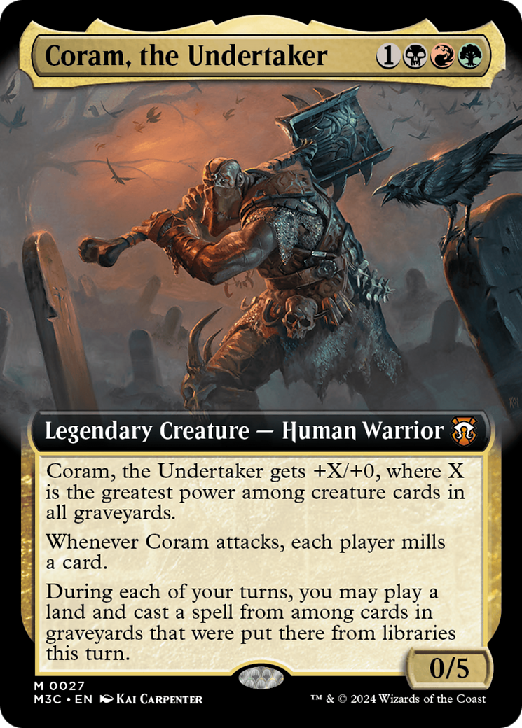 Coram, the Undertaker - Extended Art [M3C-27]