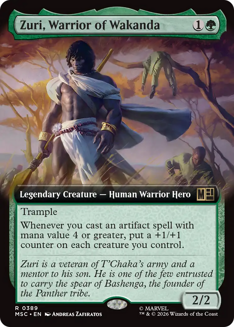 Zuri, Warrior of Wakanda - Extended Art [MSC-389]