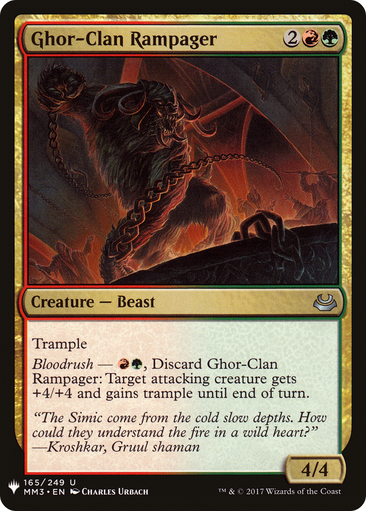 Ghor-Clan Rampager [PLST-MM3-165]
