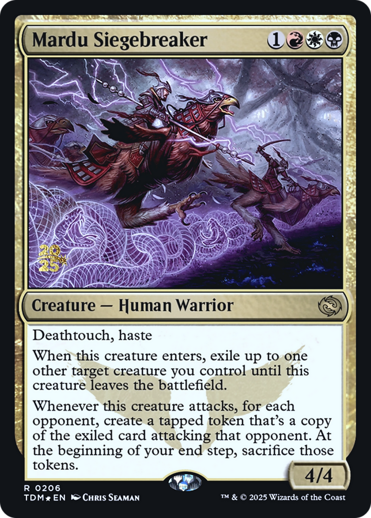 Mardu Siegebreaker - Prerelease Promo [PTDM-206s]
