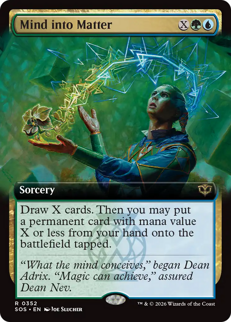 Mind into Matter - Extended Art [SOS-352]