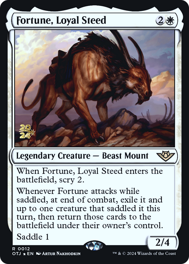 Fortune, Loyal Steed - Prerelease Promo [POTJ-12s]