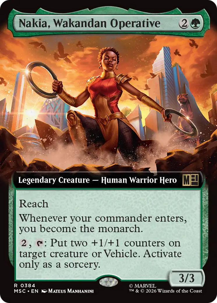 Nakia, Wakandan Operative - Extended Art [MSC-384]