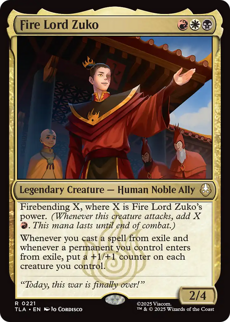 Fire Lord Zuko [TLA-221]
