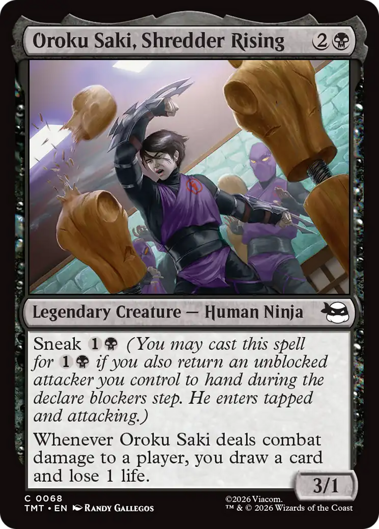 Oroku Saki, Shredder Rising [TMT-68]