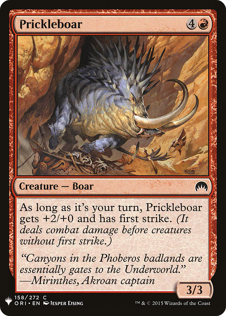 Prickleboar [PLST-ORI-158]