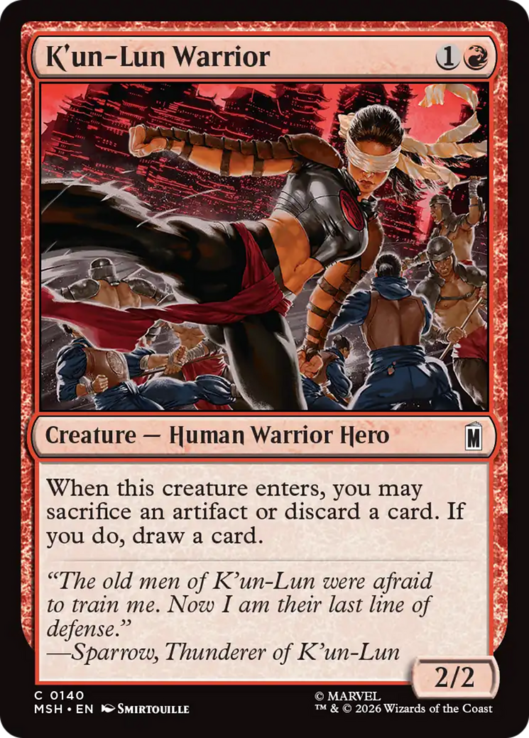 K'un-Lun Warrior [MSH-140]