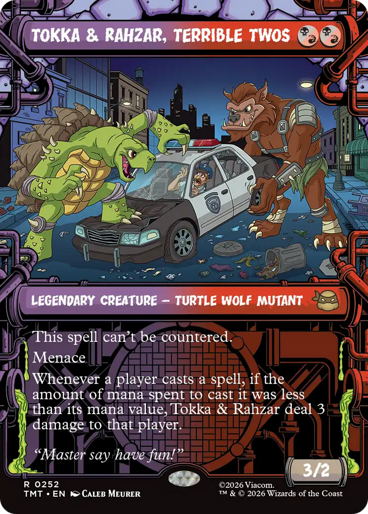 Tokka & Rahzar, Terrible Twos - Borderless - Showcase [TMT-252]