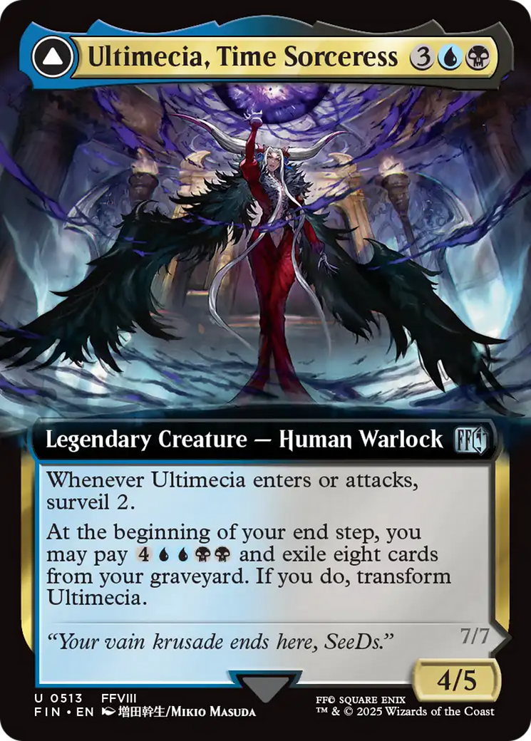 Ultimecia, Time Sorceress // Ultimecia, Omnipotent - Extended Art [FIN-513]