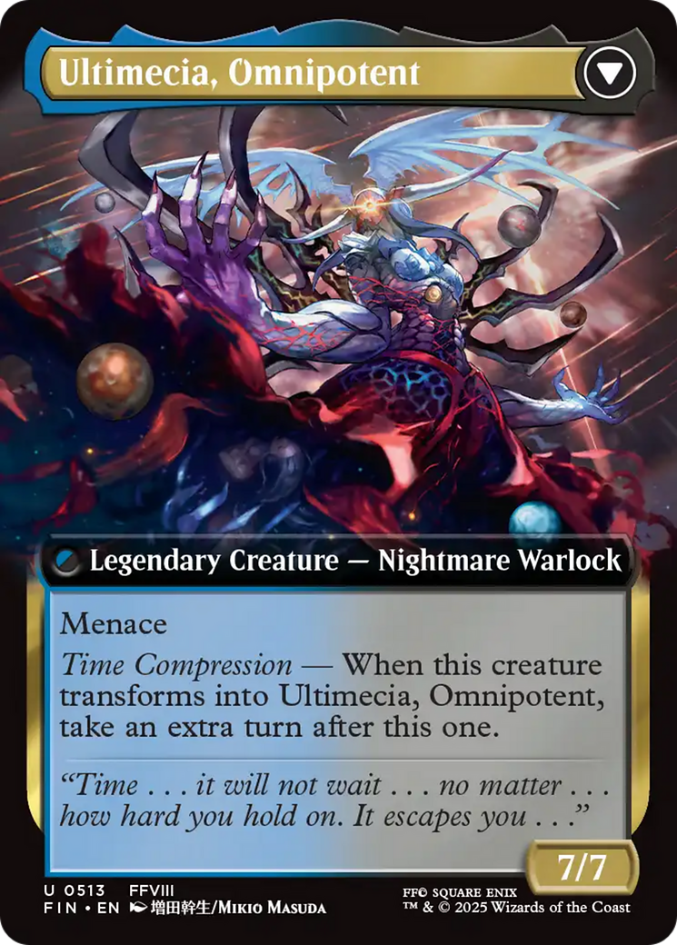Ultimecia, Time Sorceress // Ultimecia, Omnipotent - Extended Art [FIN-513]