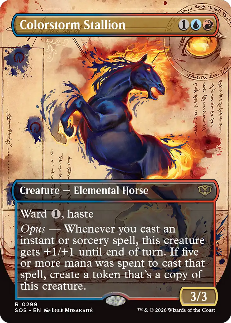 Colorstorm Stallion - Borderless - Showcase - Full Art [SOS-299]
