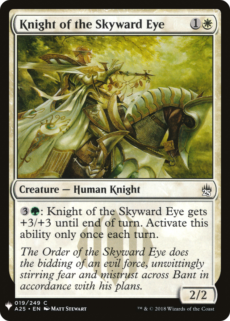 Knight of the Skyward Eye [PLST-A25-19]