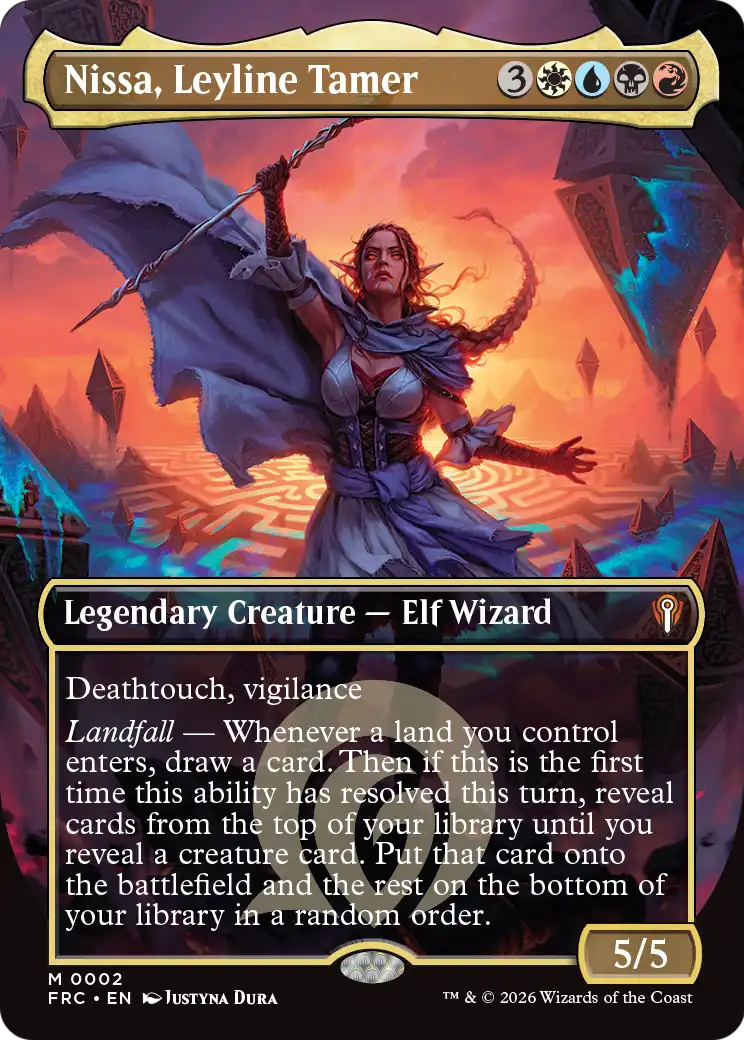 Nissa, Leyline Tamer - Borderless [FRC-2]