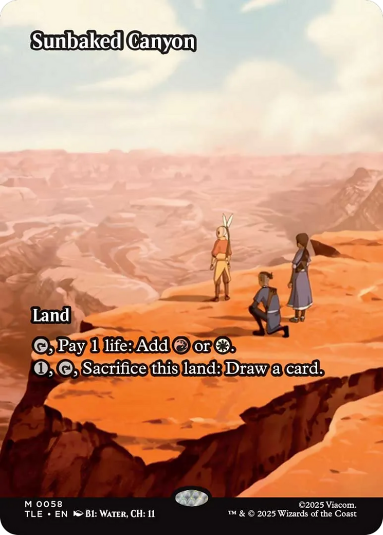 Sunbaked Canyon - Borderless - Full Art [TLE-58]