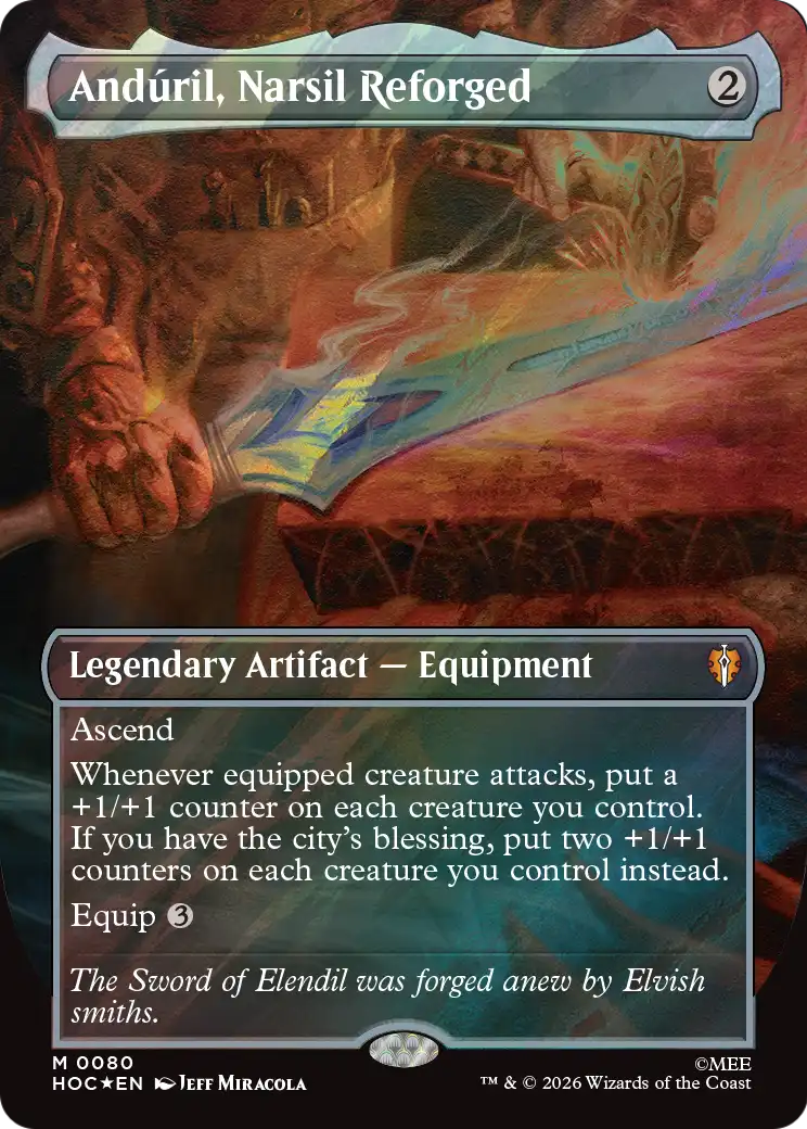 Andúril, Narsil Reforged [HOC-80]