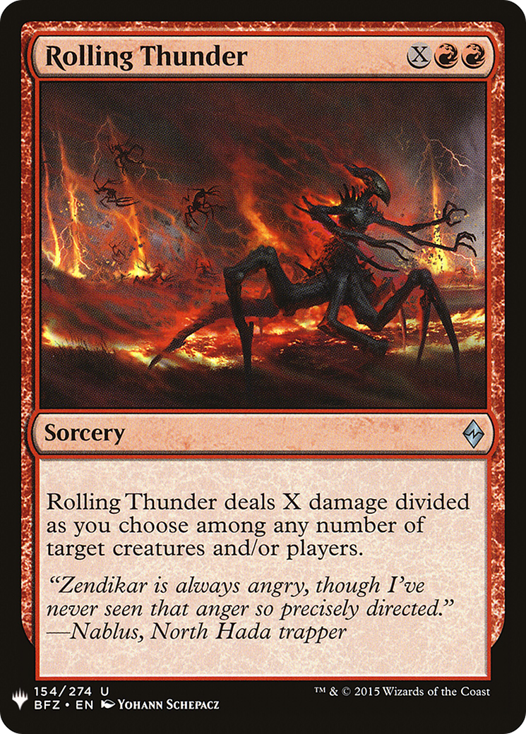 Rolling Thunder [PLST-BFZ-154]