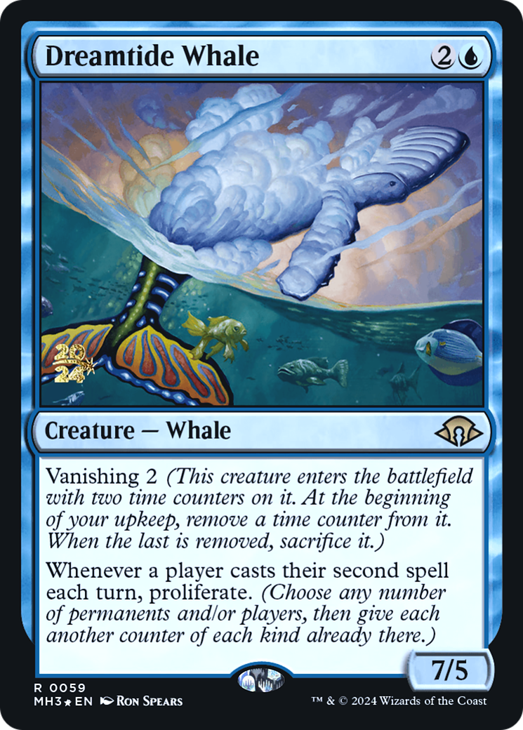 Dreamtide Whale - Prerelease Promo [PMH3-59s]