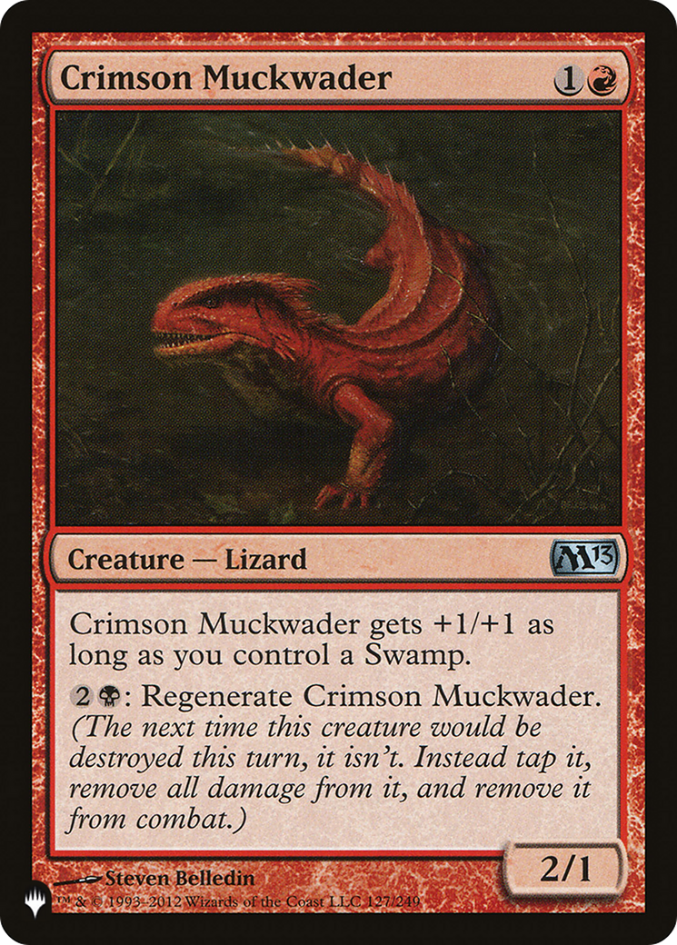 Crimson Muckwader [PLST-M13-127]