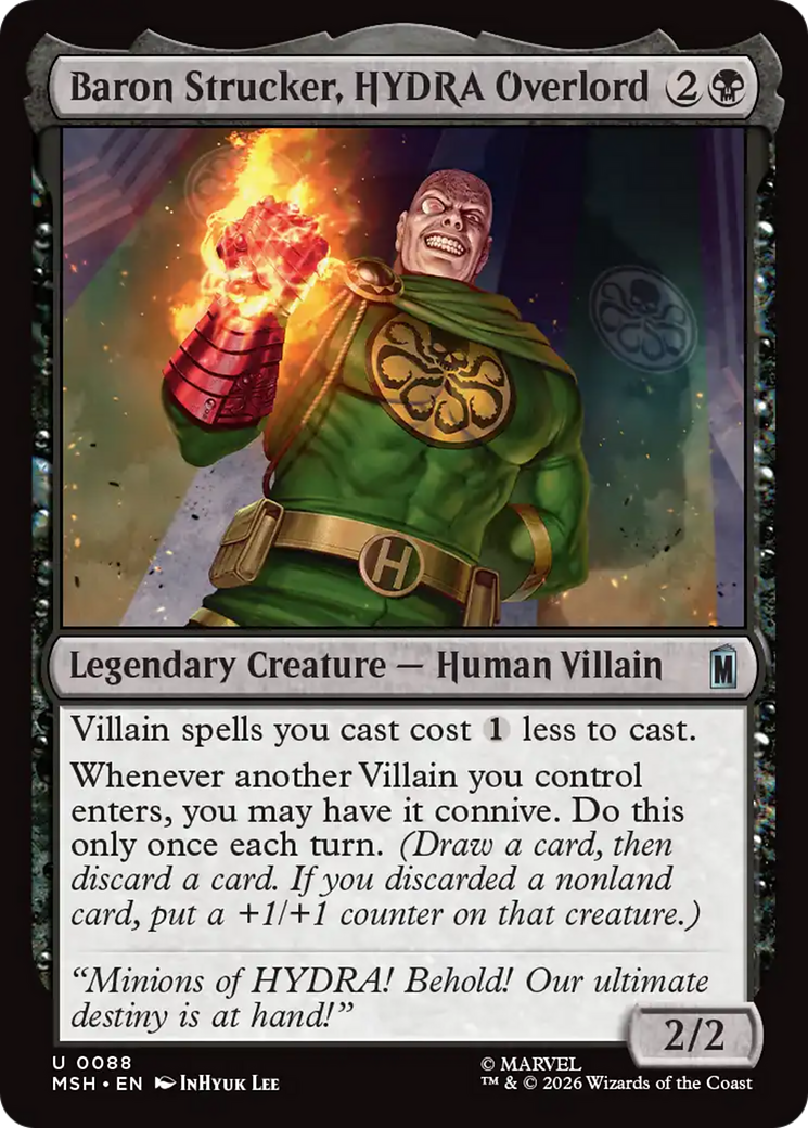Baron Strucker, HYDRA Overlord [MSH-88]