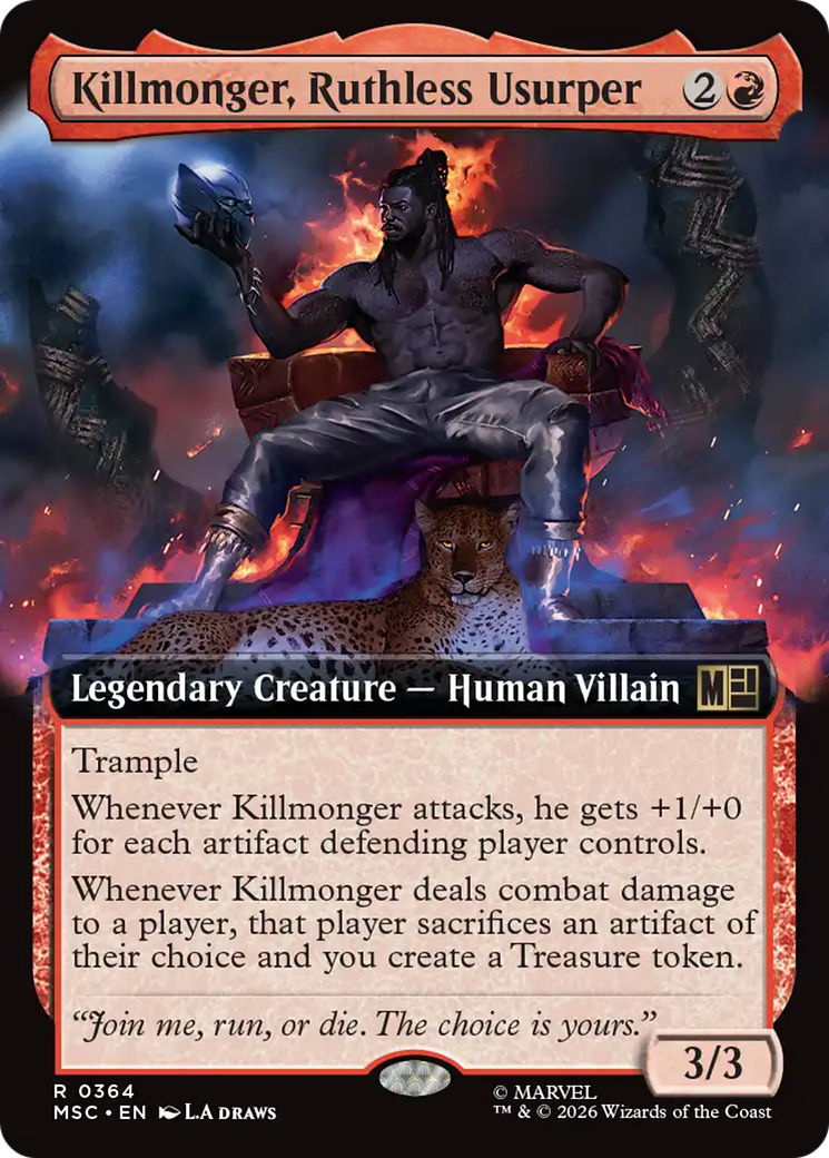 Killmonger, Ruthless Usurper - Extended Art [MSC-364]