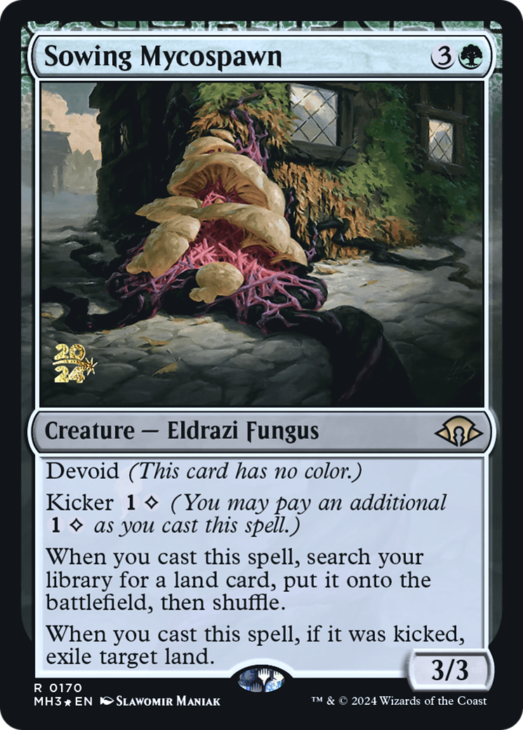 Sowing Mycospawn - Prerelease Promo [PMH3-170s]