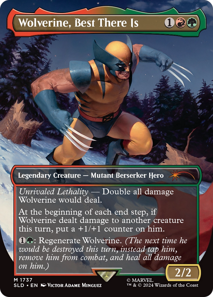Wolverine, Best There Is - Borderless - Full Art [SLD-1737]
