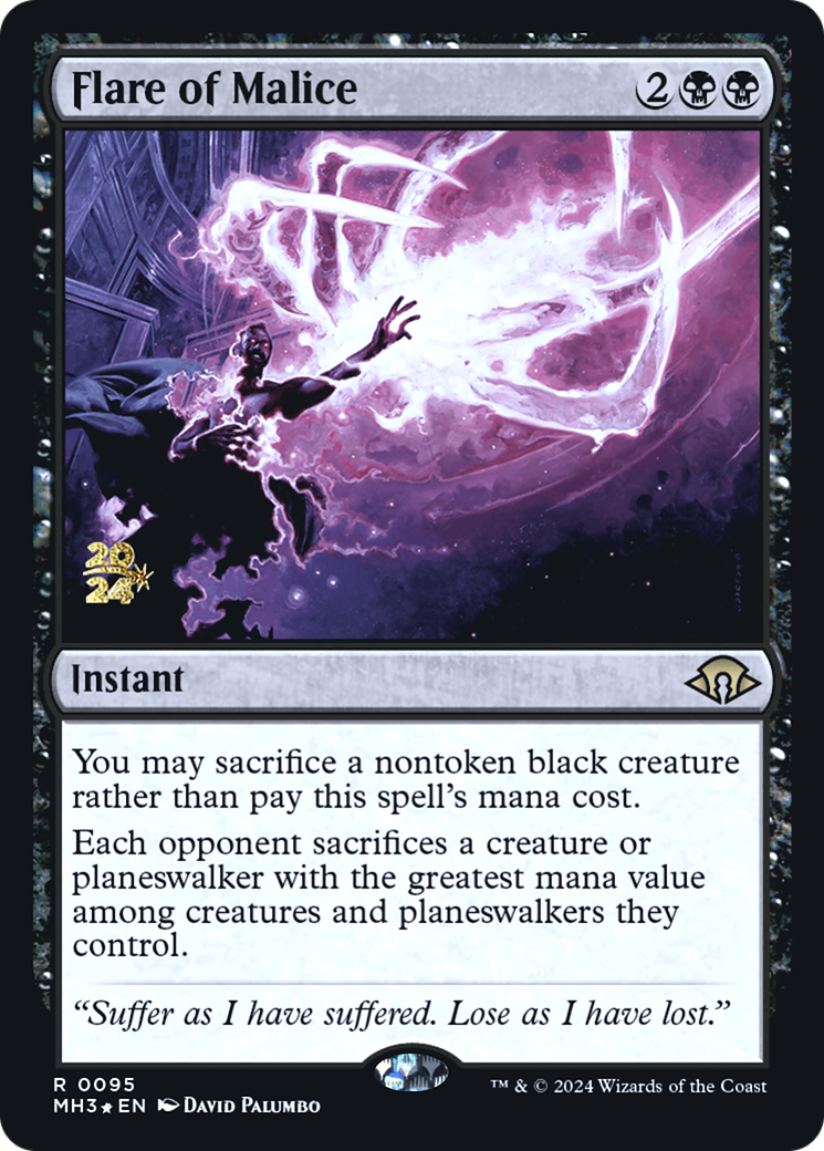 Flare of Malice - Prerelease Promo [PMH3-95s]