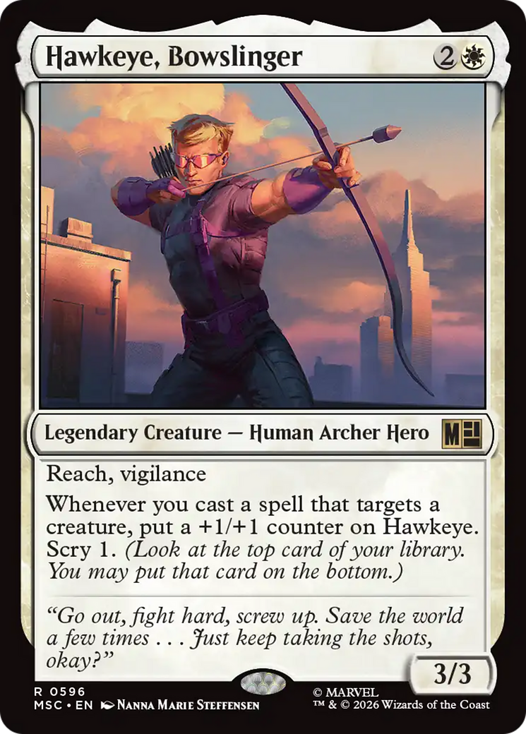 Hawkeye, Bowslinger [MSC-596]