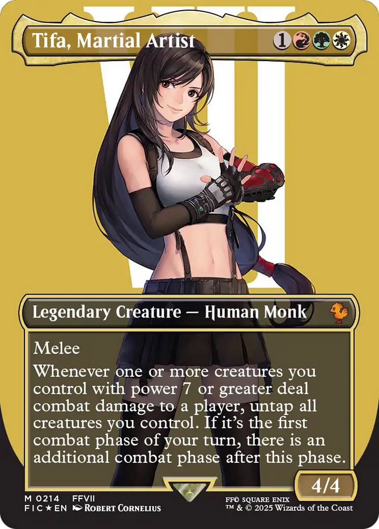 Tifa, Martial Artist - Borderless - Surge Foil - Full Art [FIC-214]