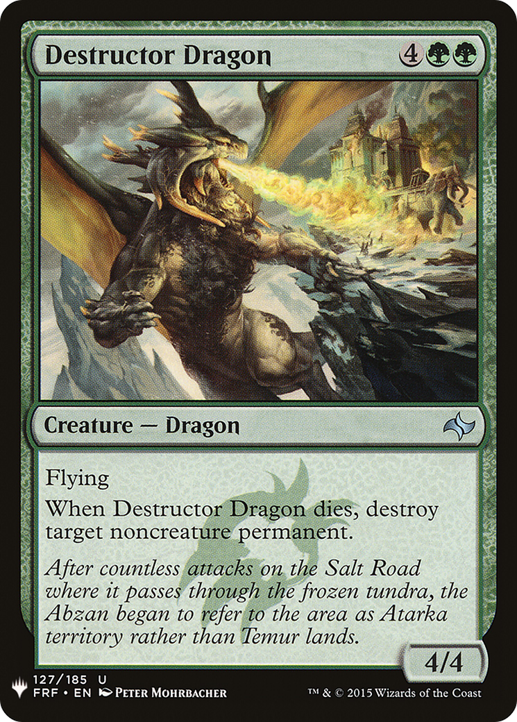 Destructor Dragon [PLST-FRF-127]