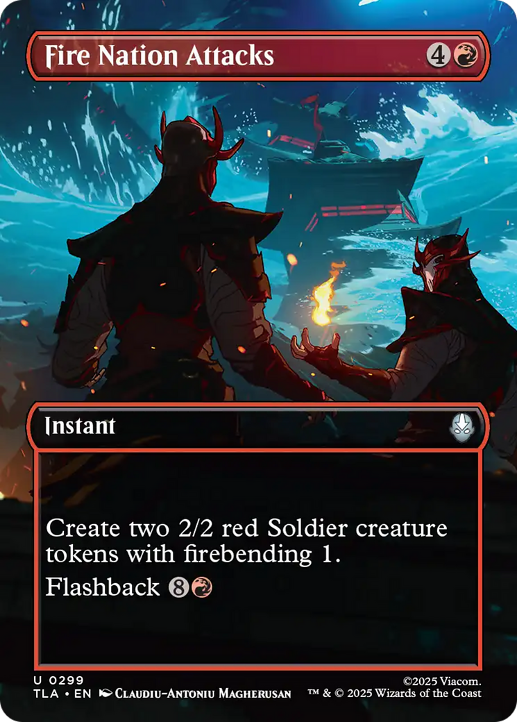 Fire Nation Attacks - Borderless - Full Art [TLA-299]
