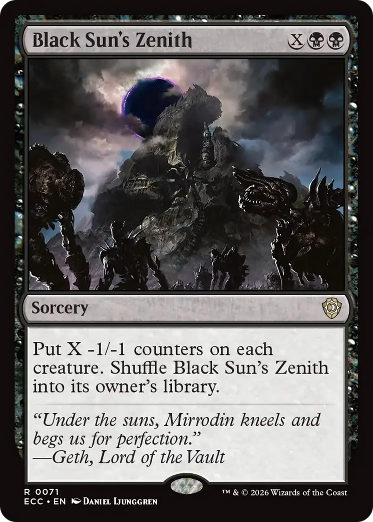 Black Sun's Zenith [ECC-71]