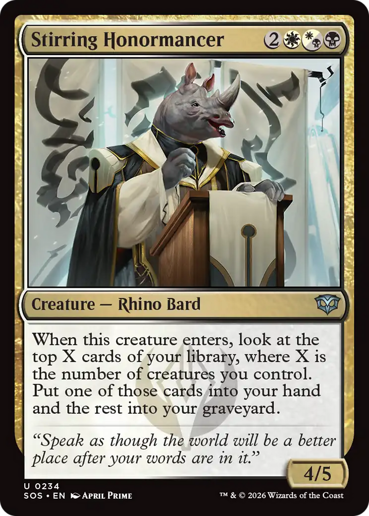 Stirring Honormancer [SOS-234]