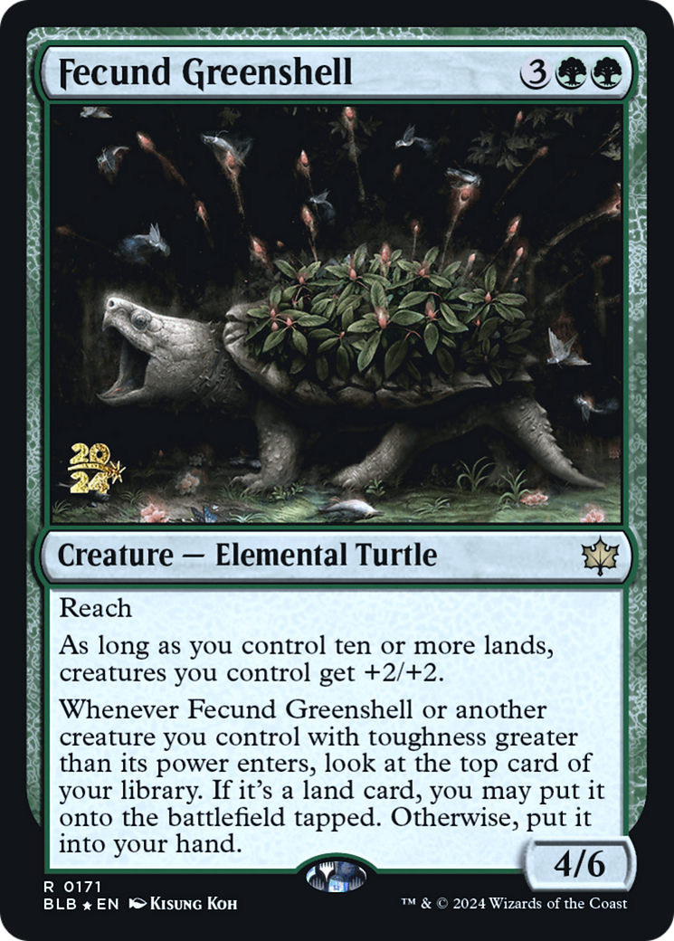 Fecund Greenshell - Prerelease Promo [PBLB-171s]