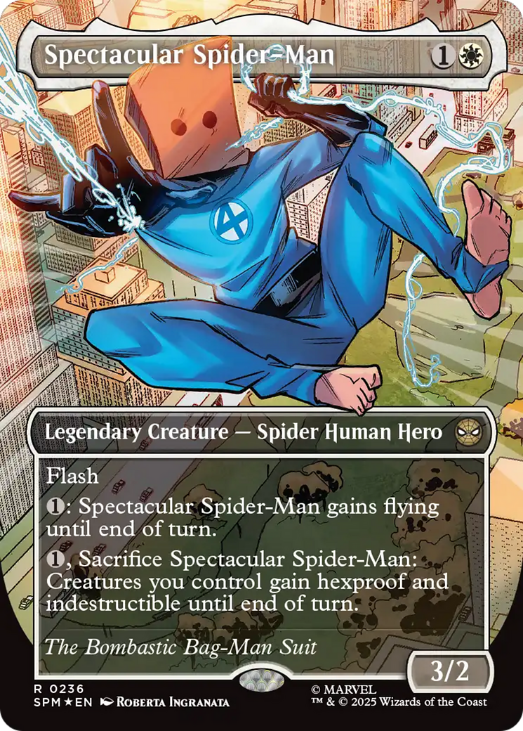 Spectacular Spider-Man - Borderless - Textured Foil - Full Art [SPM-236]