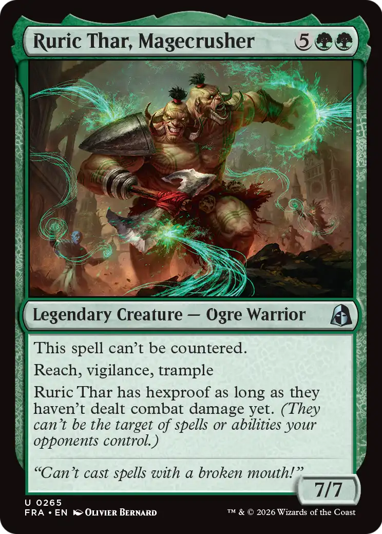 Ruric Thar, Magecrusher [FRA-265]