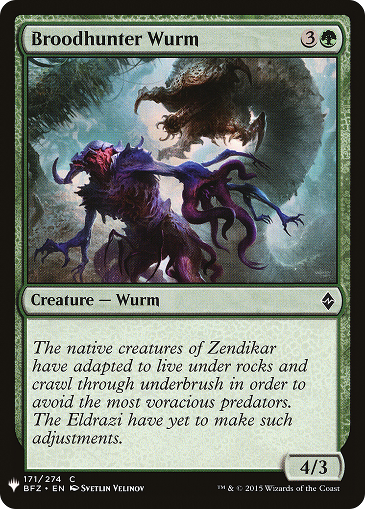 Broodhunter Wurm [PLST-BFZ-171]