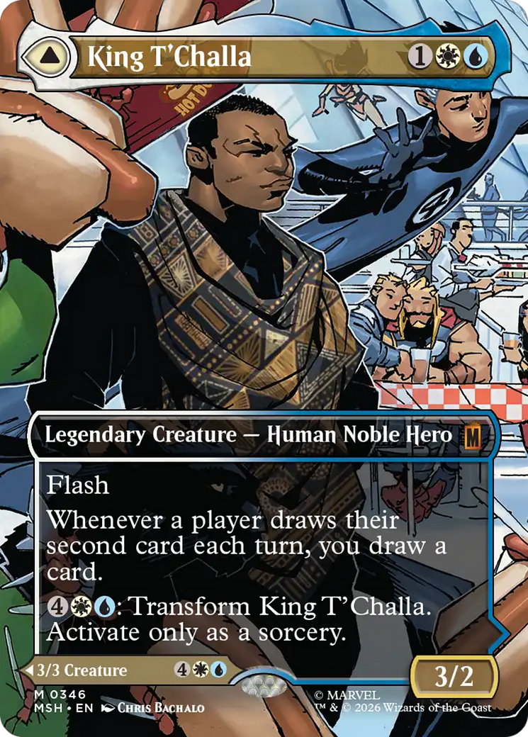 King T'Challa // Black Panther, Hope Enduring - Borderless [MSH-346]