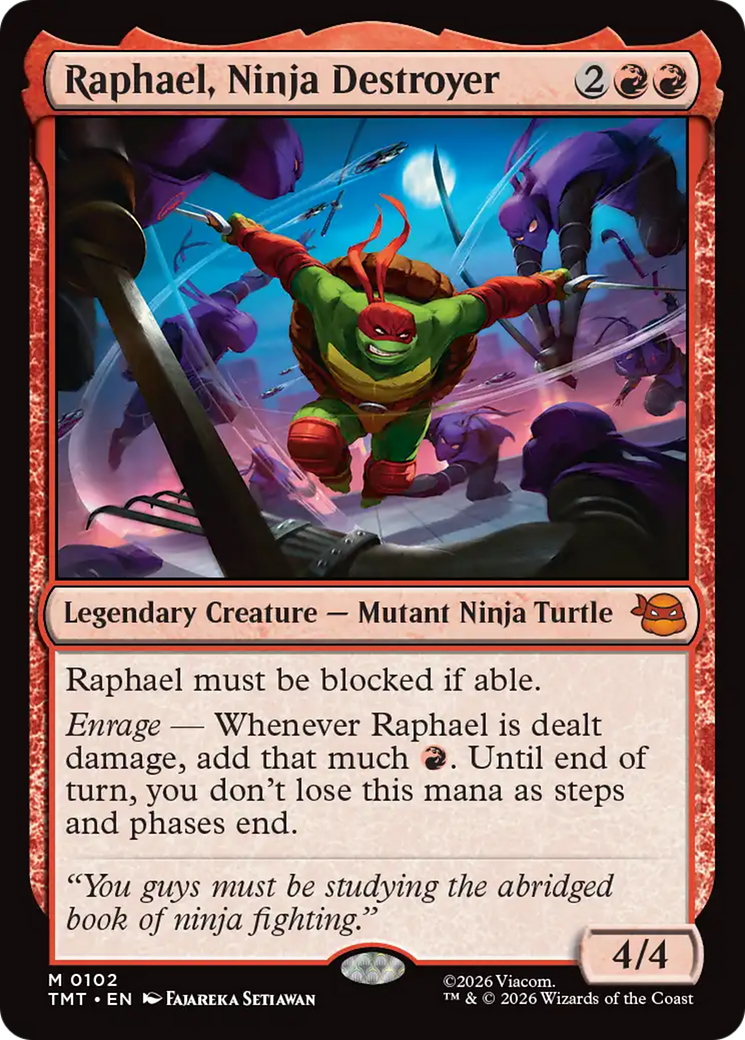 Raphael, Ninja Destroyer [TMT-102]